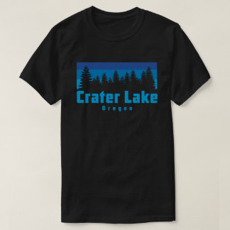 Vintage Crater Lake National Park Oregon Hiking T- T-Shirt