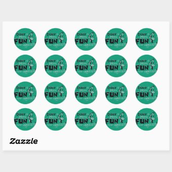 Vintage Crazy DAFFY DUCK™ Classic Round Sticker | Zazzle