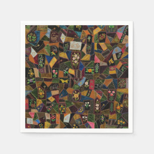 Vintage Crazy Quilt Napkins