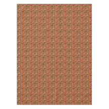 Vintage Cream and Red Paisley