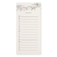 Vintage Cream Eucalyptus Wreath To Do List Magnet