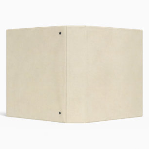 Vintage Cream Parchment Antique Paper 3 Ring Binder