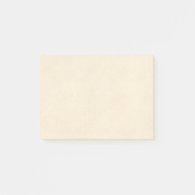 Vintage Cream Parchment Antique Paper Post-it Notes (Front)