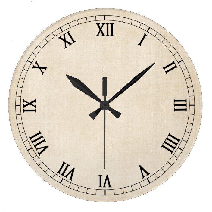 Vintage Cream Wall Clock