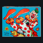 Vintage Creepy Clowns Calendar<br><div class="desc">Creepy Vintage Clowns Calendar. Perfect unique gift for "clown fans".</div>