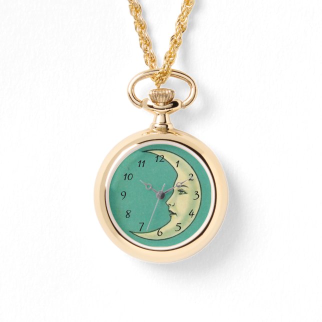 Vintage crescent moon watch (Front)