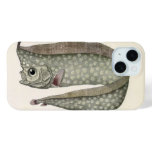 Vintage Crested Oarfish Fish, Marine Aquatic Life iPhone 15 Case