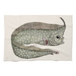 Vintage Crested Oarfish Fish, Marine Aquatic Life Kitchen Towel