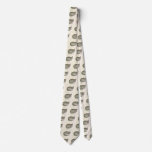 Vintage Crested Oarfish Fish, Marine Aquatic Life Neck Tie
