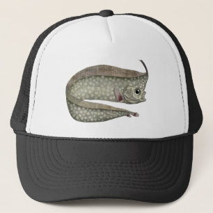 Vintage Crested Oarfish Fish, Marine Aquatic Life Trucker Hat