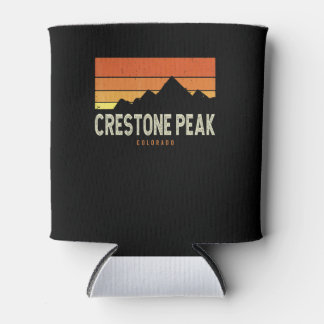 Vintage Crestone Peak Colorado Mountains Hiking Su Can Cooler