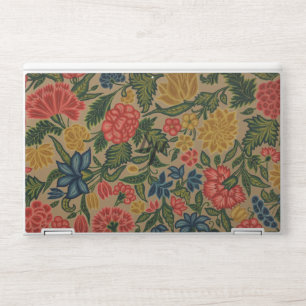 Vintage Crewel Floral Embroidery Pattern HP Laptop Skin