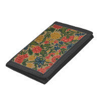 Vintage Crewel Floral Embroidery Pattern