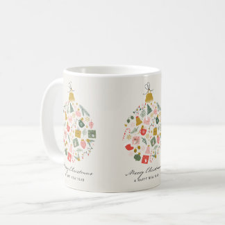 Vintage Crhistmas Balls mug