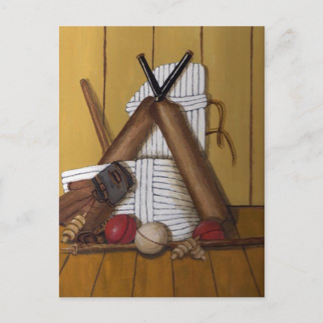 Vintage Cricket Postcard (Front)