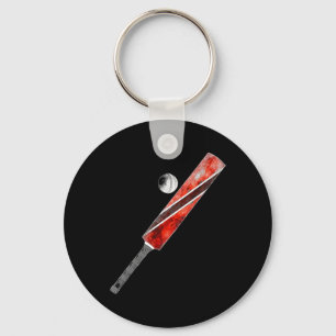 Vintage Cricket Trinidad Flag Trinidadian Pride  Keychain