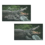 Vintage Crocodile Reptiles, Marine Animal Life Business Card