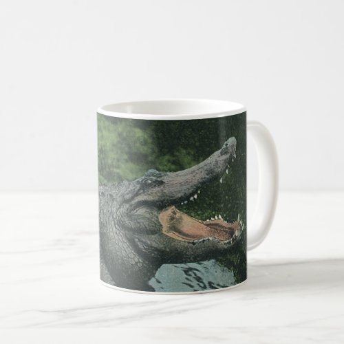 Vintage Crocodile Reptiles Marine Animal Life Coffee Mug