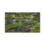 Vintage Crocodiles, Marine Life Reptiles Animals Business Card