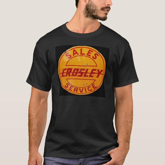 vintage crosley sales and service sign T-Shirt (Front)