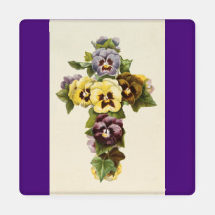 Vintage Cross And Angel Coaster Set