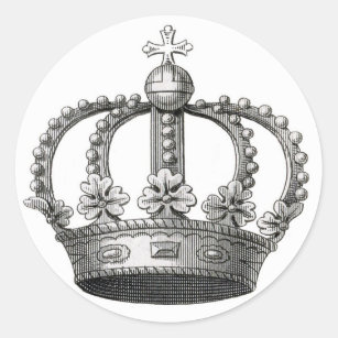 Royal Crown Retro - Crown - Sticker