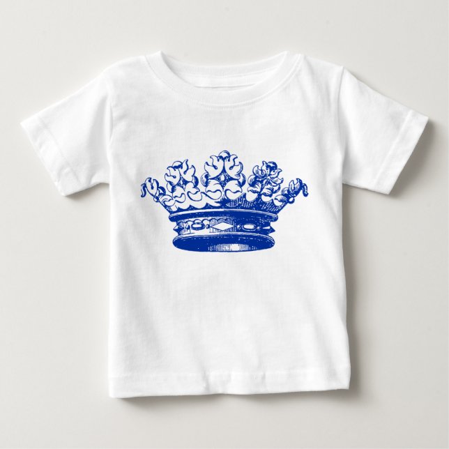 Vintage Crown - Navy Baby T-Shirt (Front)