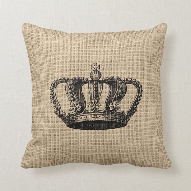 Crown Decorative & Throw Pillows | Zazzle