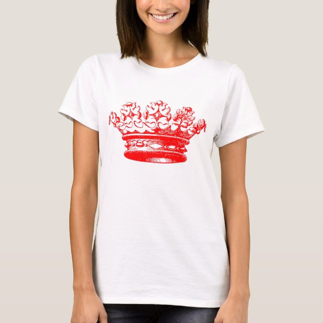 Vintage Crown - Red T-Shirt (Front)