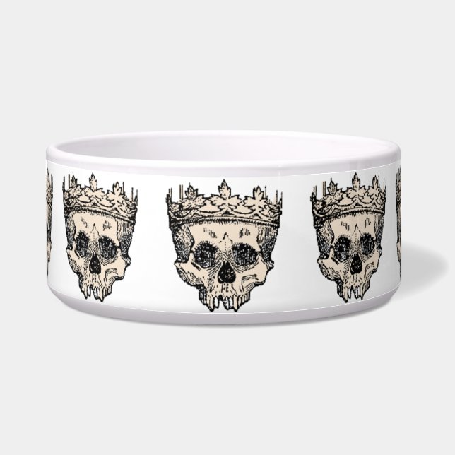 Vintage Crowned Skulls Bowl (Front)