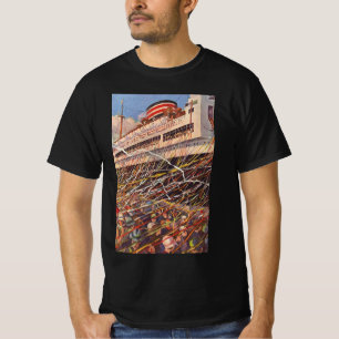 Vintage Cruise Ship Vacation; Bon Voyage Party! T-Shirt