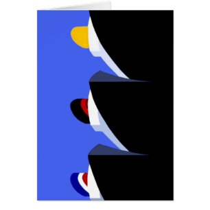 Vintage Cruise Ships Art Deco Poster Cards