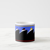 Vintage Cruise Ships Art Deco Poster