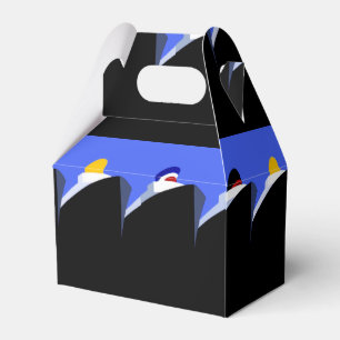 Vintage Cruise Ships Art Deco Poster Favor Boxes