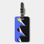 Vintage Cruise Ships Art Deco Poster Luggage Tag