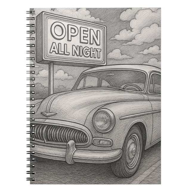 Vintage Cruiser Notebook (Front)