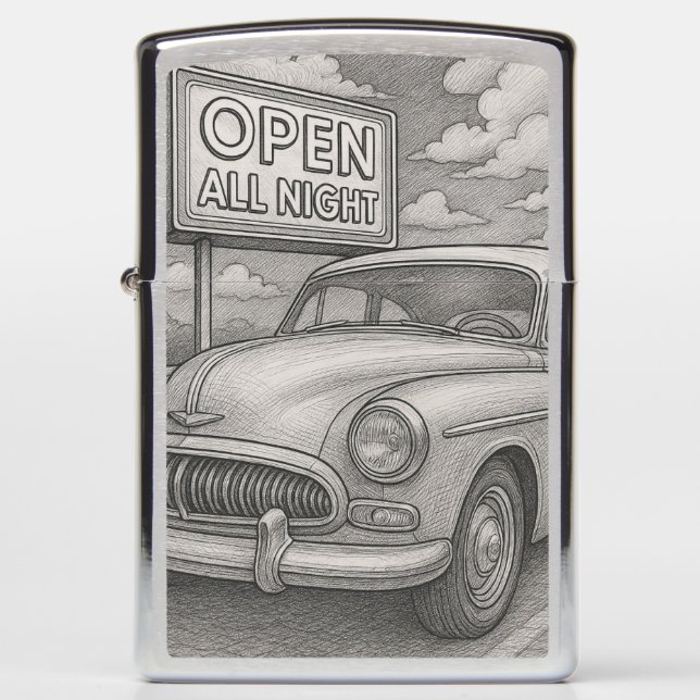 Vintage Cruiser Zippo Lighter (Front)