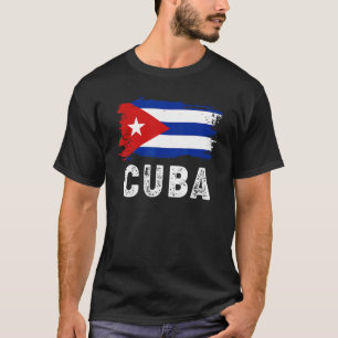 Vintage Cuba Flag Cuban Family Pride T-Shirt