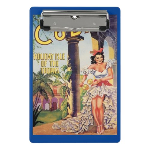 Vintage Cuba Holiday Isle of Tropics Mini Clipboard