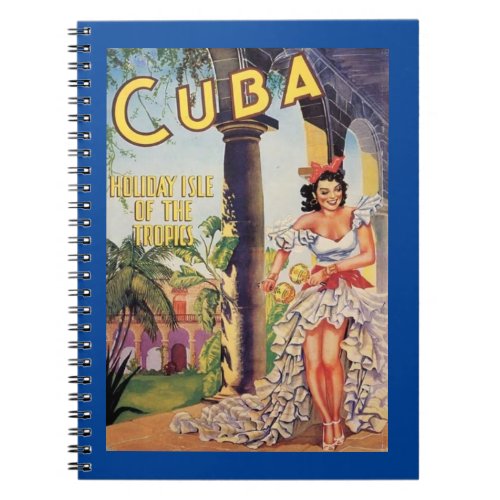 Vintage Cuba Holiday Isle of Tropics Notebook