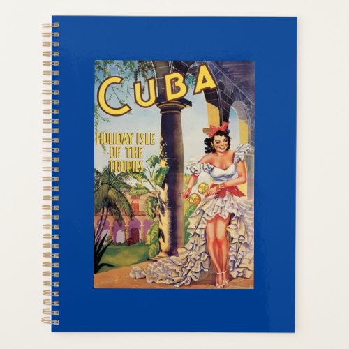 Vintage Cuba Holiday Isle of Tropics Planner