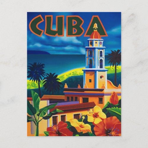 Vintage Cuba _ Postcard