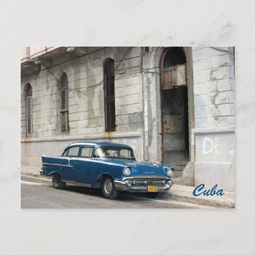 vintage cuba postcard