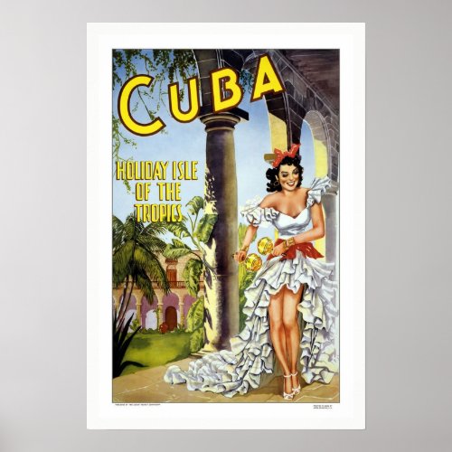 Vintage Cuba Poster