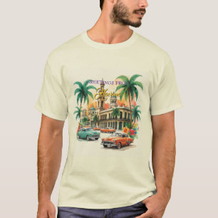 Vintage Cuba Travel - Greetings From Havana T-Shirt