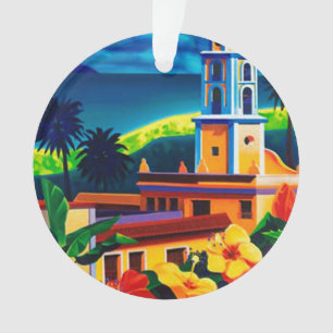 Vintage Cuba Travel Ornament