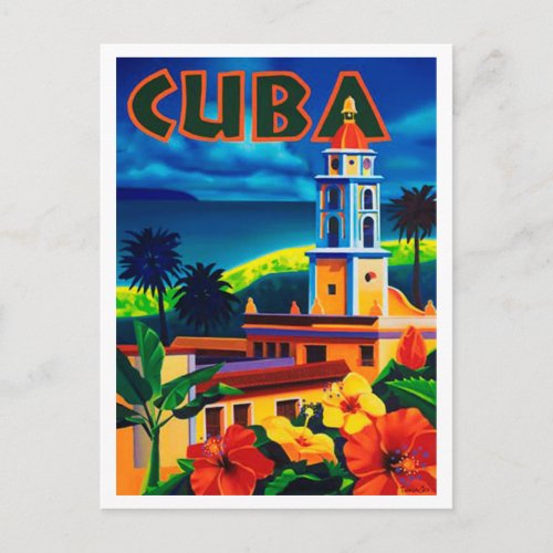 Vintage Cuba Travel Postcard