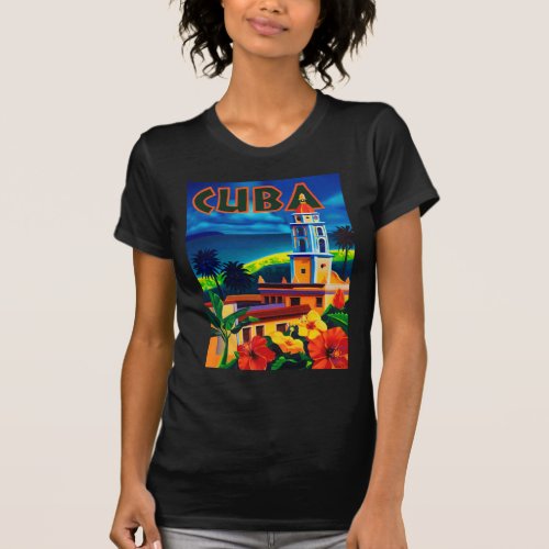 Vintage Cuba Travel T_Shirt