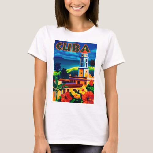 Vintage Cuba Travel T_Shirt