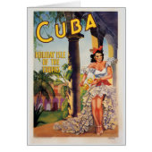 Vintage Cuban Tourist Commission Tropics Travel (Front)